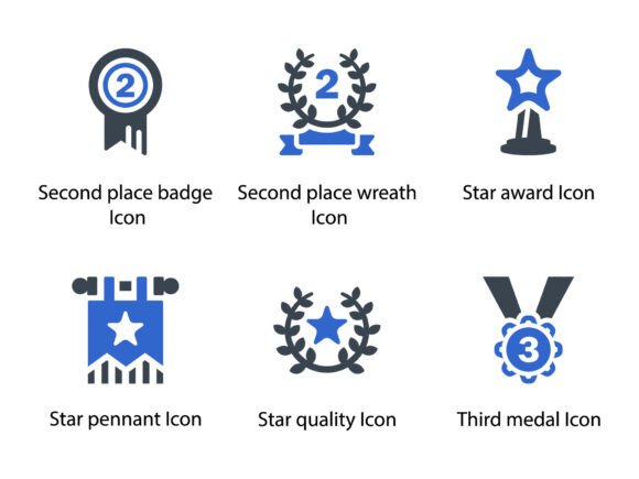 Awards Icon Set 7: Premium Graphics & Icons