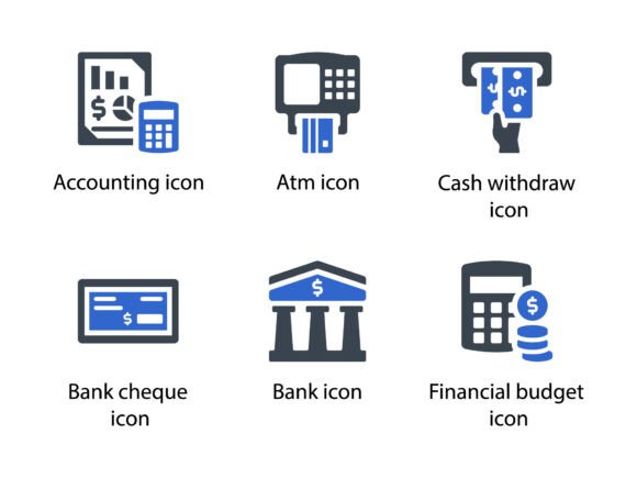 Banking Icon Set 1: Graphics & Icons for Local Branding
