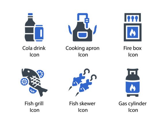 Barbecue Icon Set 3: Graphics & Icons for Creative Sellers