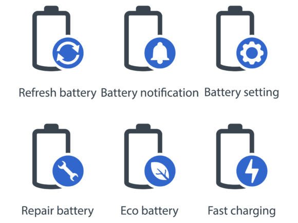 Battery Icon Set 3: Clean, Clever, and Craft-Ready