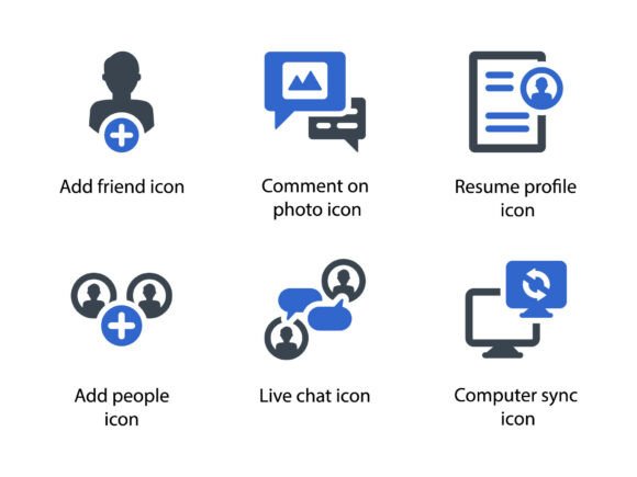 Being Social Icon Set 3: Modern Icons & Graphics