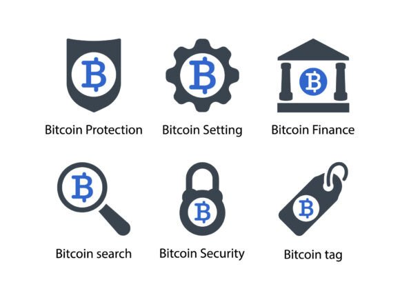 Bit Coin Icon Set 5: Modern Icons & Graphics