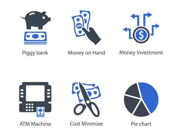 Business Finance Icon Set 4: Graphics & Icons for Polished Publishing