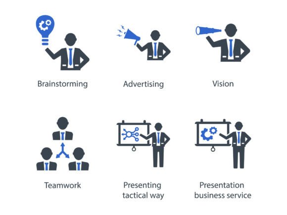 Business Management Icon Set 9 Graphics & Icons
