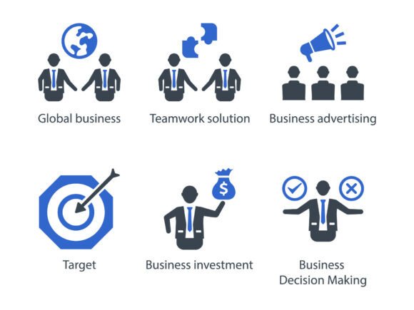 Business Office Icon Set 2: Modern Graphics & Icons
