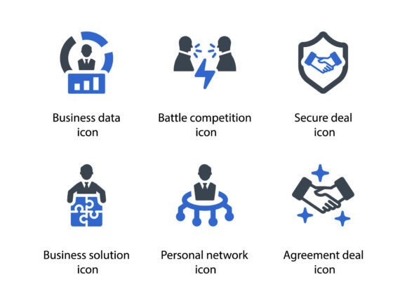 Business People Icon Set 2: Modern Icons & Graphics