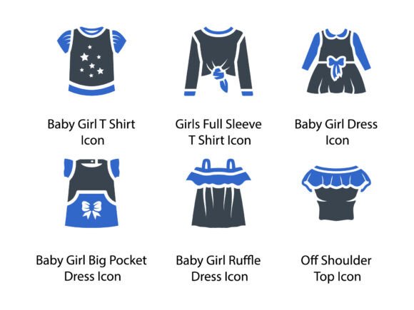 Clothes Fashion Icon Set 7: Graphics & Icons for Brand Clarity