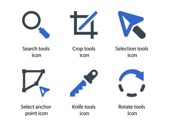 Design Tools Icon Set 7: Graphics & Icons for Sellers