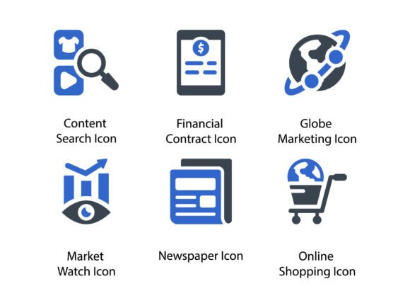 Digital Marketing Icon Set 2: Graphics & Icons for Brand Clarity