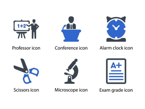 Education Icon Set 7: Graphics & Icons for Thoughtful Design