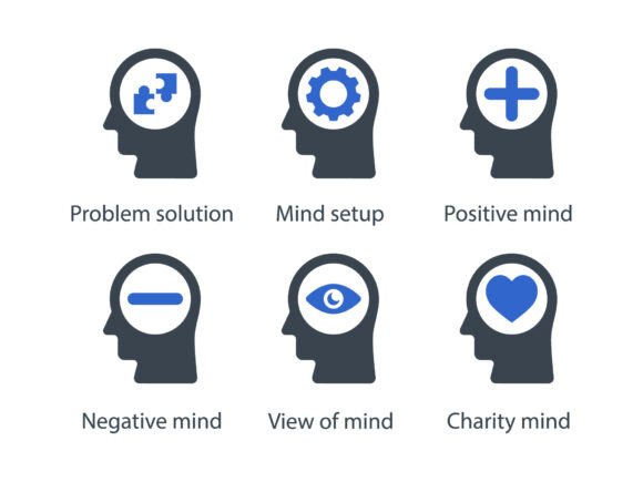 Human Psychology Icon Set 2: Graphics & Icons for Handmade Brands