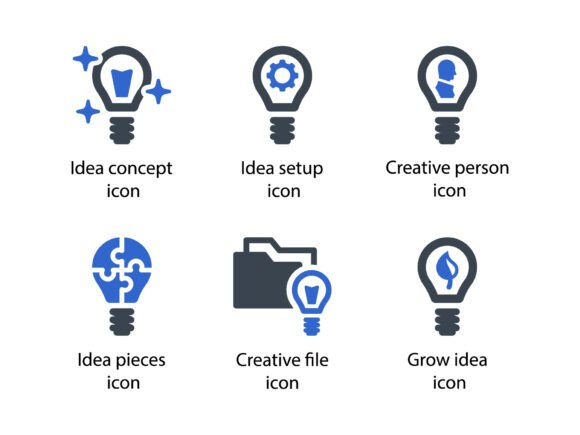 Idea Icon Set 1: Premium Graphics & Icons for Local Branding