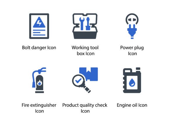 Industry Icon Set 6: Modern Graphics & Icons for Real Publishing