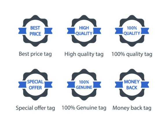 Label Tag Icon Set 3: Graphics & Icons for Brand Clarity