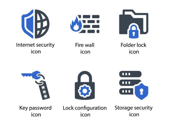 Security Icon Set 9: Modern Graphics & Icons for Trusted Editorial Design