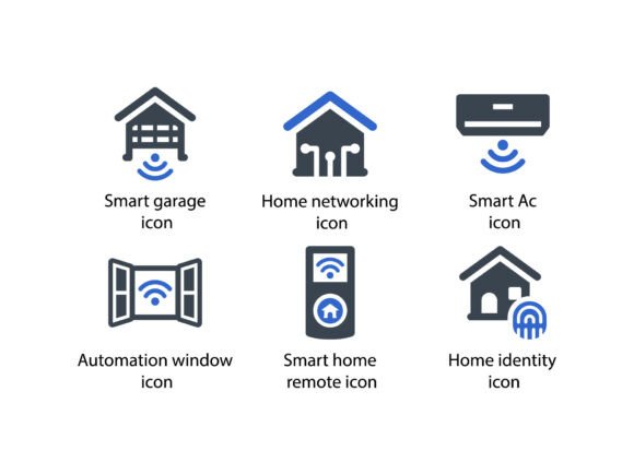 Smart House Icon Set 4